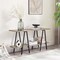 Manhattan Comfort Celine Side Table Console in Rustic Grey 25547-GY - alternate 1